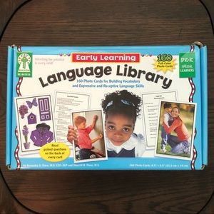 Early Learning Language Library Photo Cards for Building Vocabulary & Language